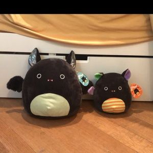 Halloween bat squishmallow set